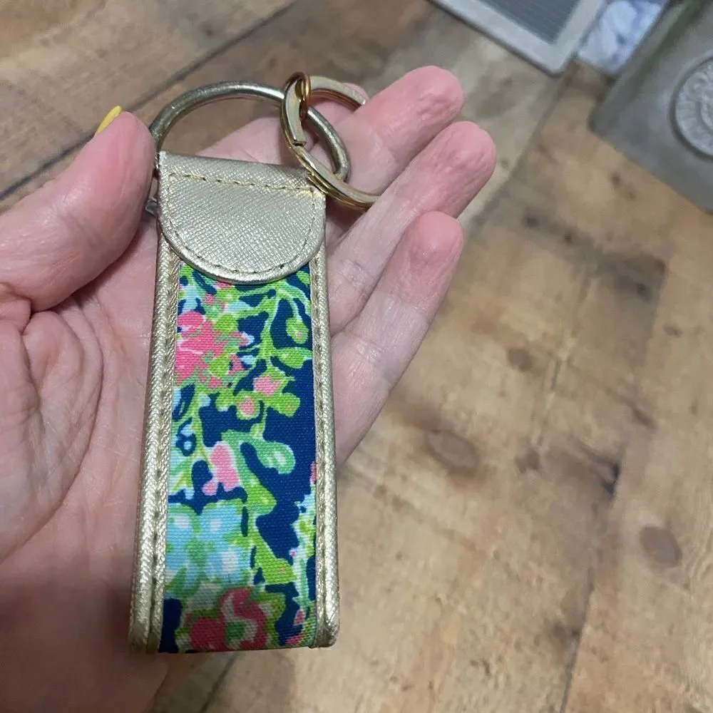 Iilly Pulitzer key fob keychain